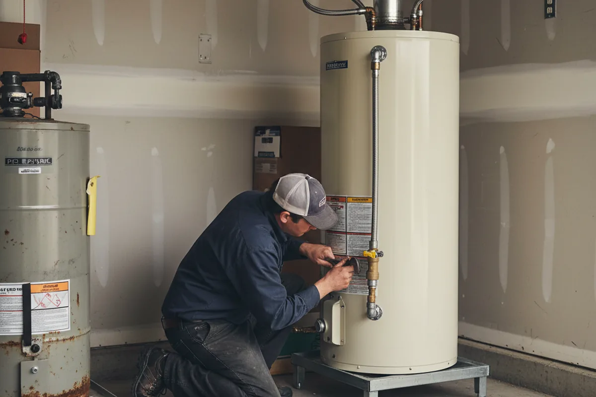 Water heater and shutoff valve replacement in Lakewood